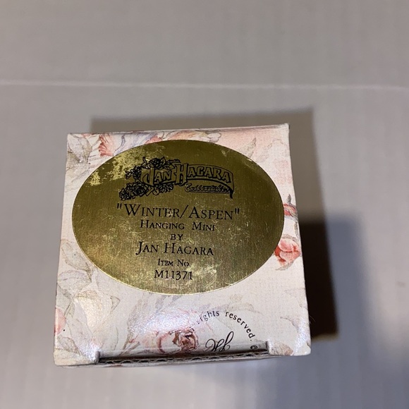 Jan Hagara Collectibles Winter/Aspen Hanging Mini Number M12371 - Picture 8 of 11